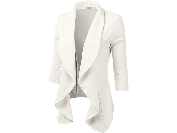 DOUBLJU Lightweight Thin 3/4 Sleeve Open