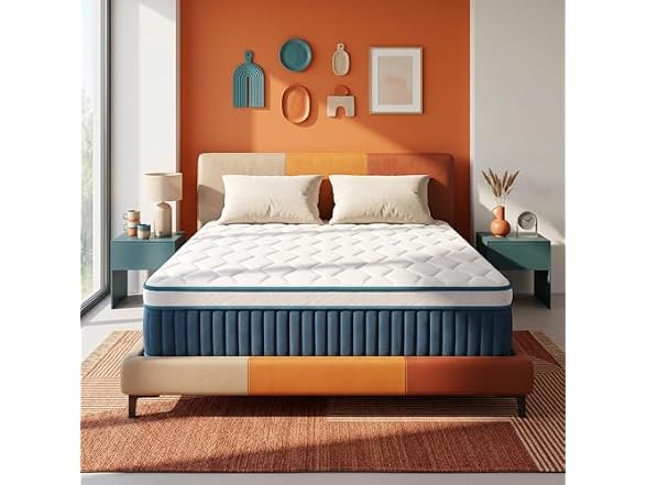 inight Luxury Full Mattress, 14 Inch Hybrid Medium Firm