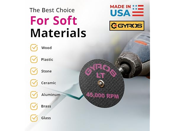 GYROS 1.5 Resin Cut-Off Wheels for Rotary Tools