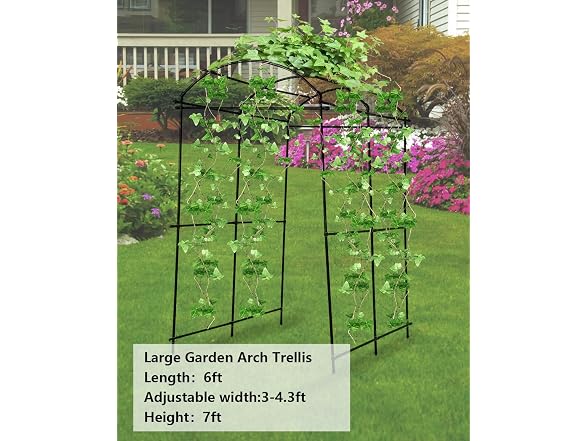 Garden Arch Trellis Outdoor Arched Trellis