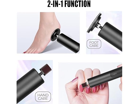 Electric Callus Remover w/Nail File