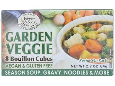 $4.99, Was $7.77, 35% Off! EDWARD & SONS Garden Vegetable Bouillon Cubes 2.9oz dealfomo