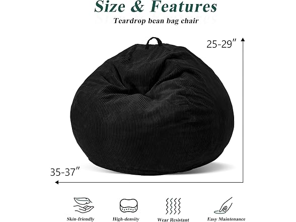 Cansunna Bean Bag Chair for Adults