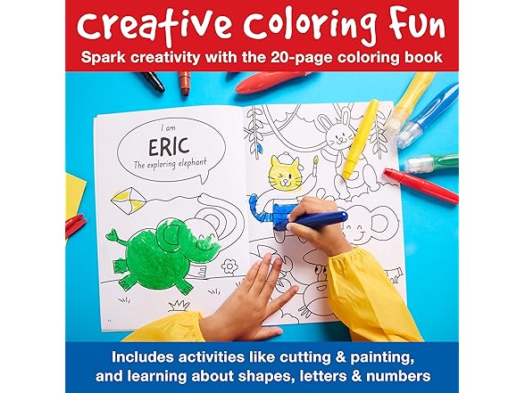 Faber-Castell Little Creatives ArtPlay Set: 15 Piece Toddler Art Set