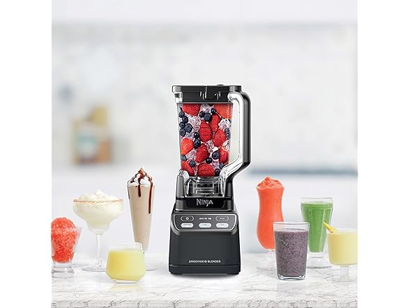 Ninja Smoothie iQ Blender, 1400 Watt Max, 70 oz Jug, Auto-iQ (Open Box)