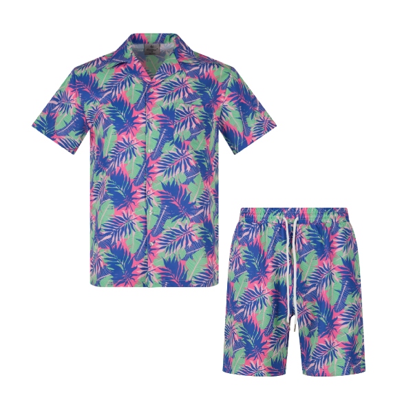 2Pc Mens Top & Bottom Beach Set - Gallery 44
