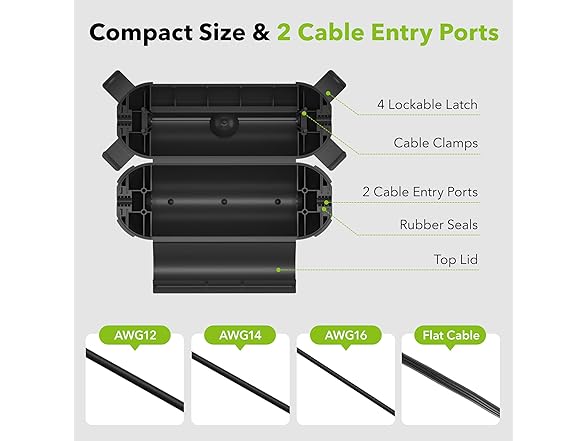 BN Link 6 Pack Outdoor Extension Cord Covers