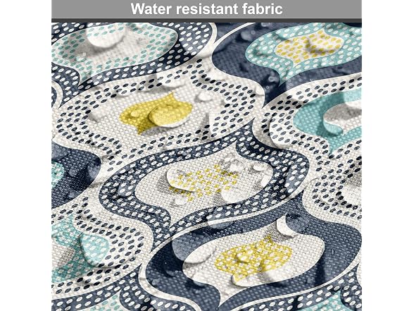 Ambesonne Modern Fabric by The Yard, Geometric Morrocan