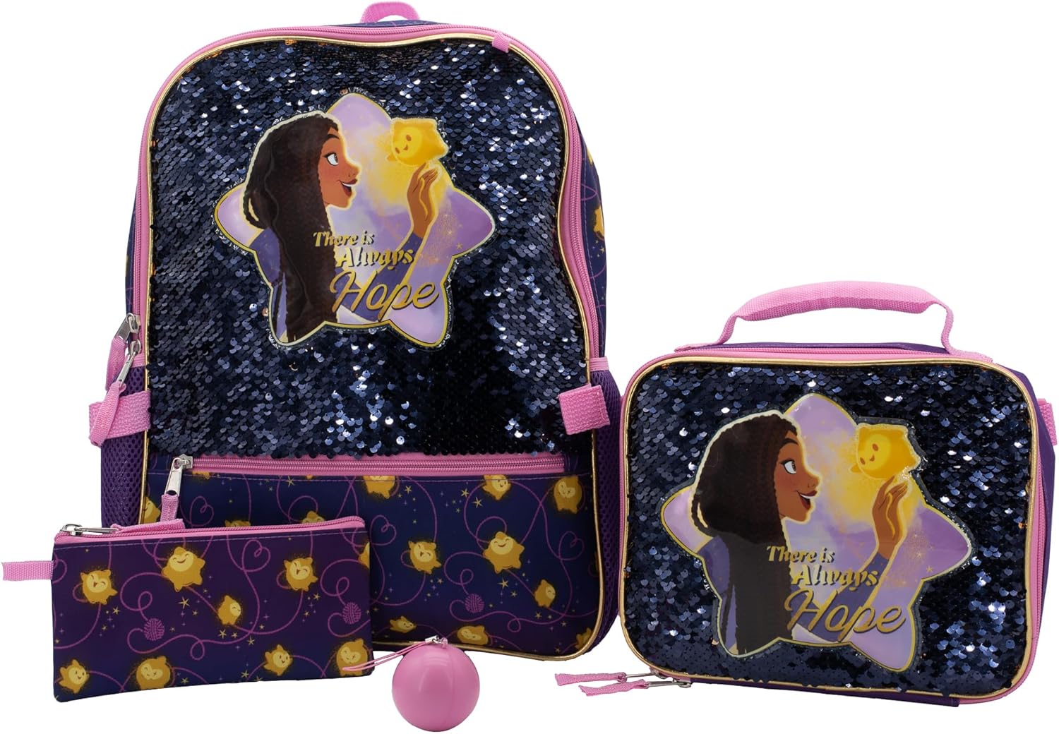 (4 Piece) 16" Disney Wish Backpack - Gallery 8