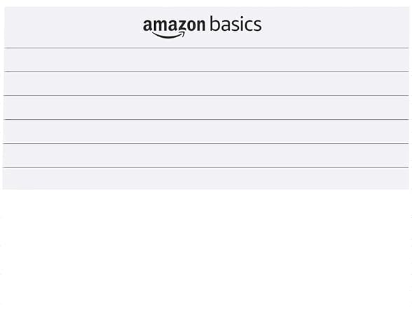 Amazon Basics Narrow Ruled Writing Pad