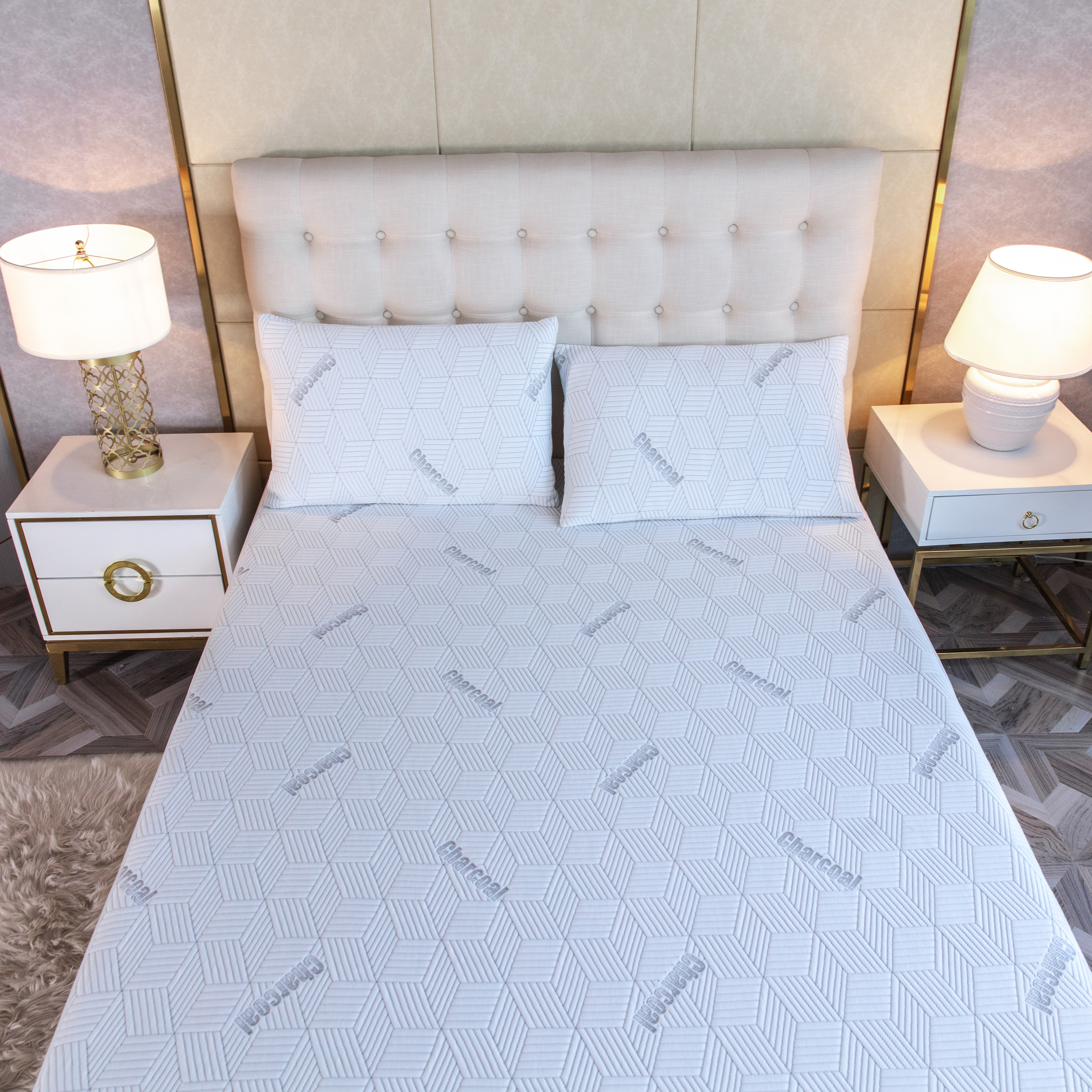 Charcoal Infused Waterproof Rayon Mattress Pad - Gallery 10