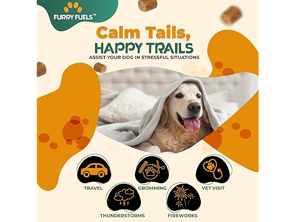 FURRY FUELS Calming Chews for Dogs
