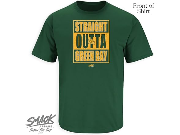 Smack Apparel Green Bay Football Fans.