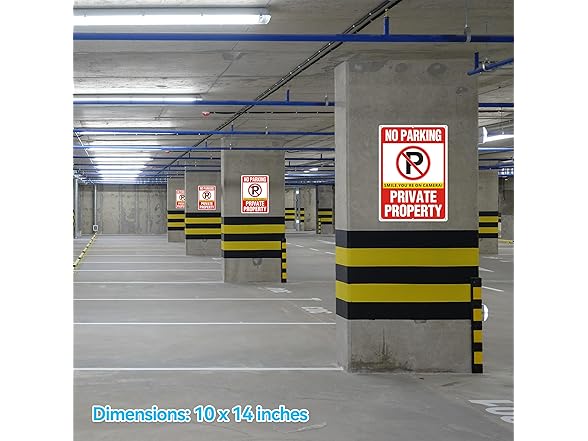 Koalaat No Parking Sign, 10 x 14 Inches