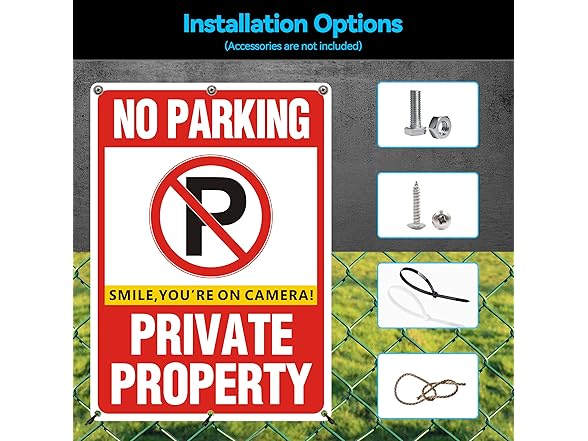 Koalaat No Parking Sign, 10 x 14 Inches
