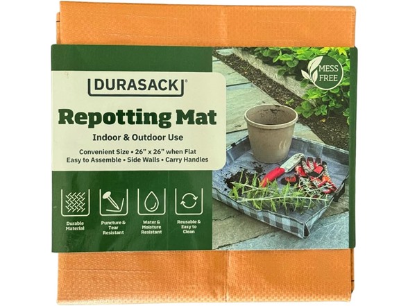 DURASACK 26"x26" Water-Resistant Repotting Mat, Pack of 4