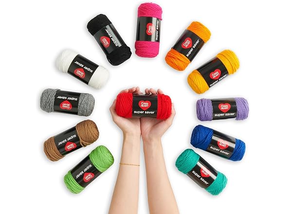 Red Heart Super Saver Super Yarn Stitchers Kit