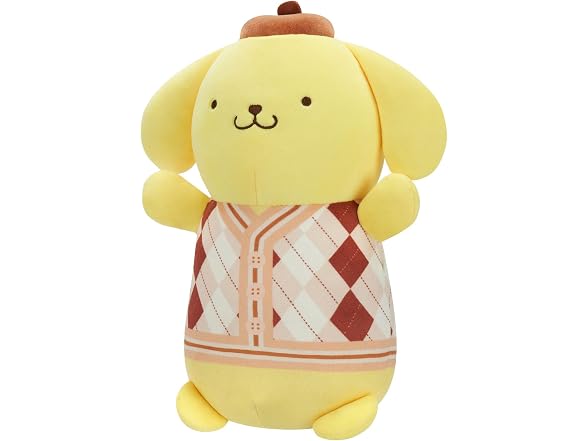 Squishmallows Original Sanrio 10in Plaid Pompompurin HugMees