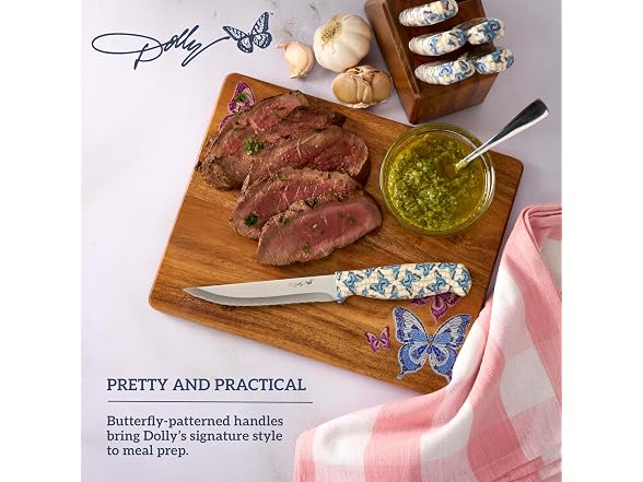 Dolly Parton 7-Piece Steak Knife Set