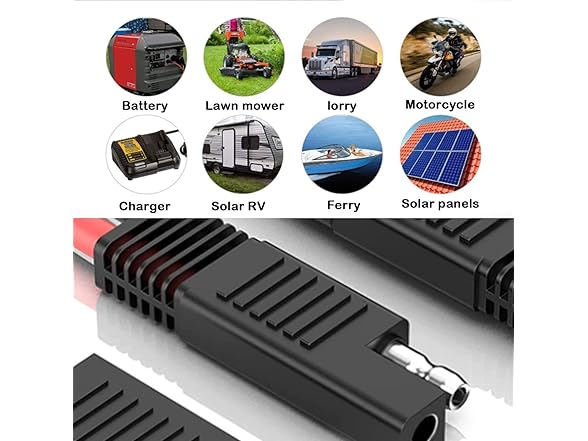 OUQYLG SAE Connector Cable Plug SAE Extension Cable