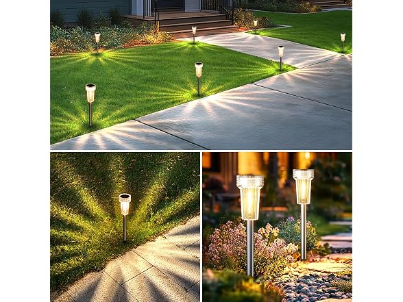 Mancra Outdoor Solar Lights 8 Pack