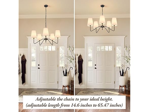 Bosceos 5-Light Modern Chandelier