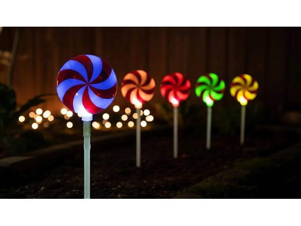 Brite Star Candy Lollipop Path Lights