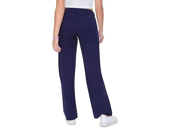 Forever 21 (M) Straight-Leg Twill Pants