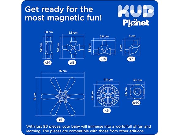 KUB Planet - Magnetic Building Set for Kids