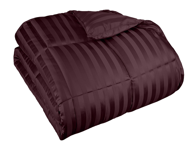 Down Alt Wide Stripe Comforter - Gallery 18