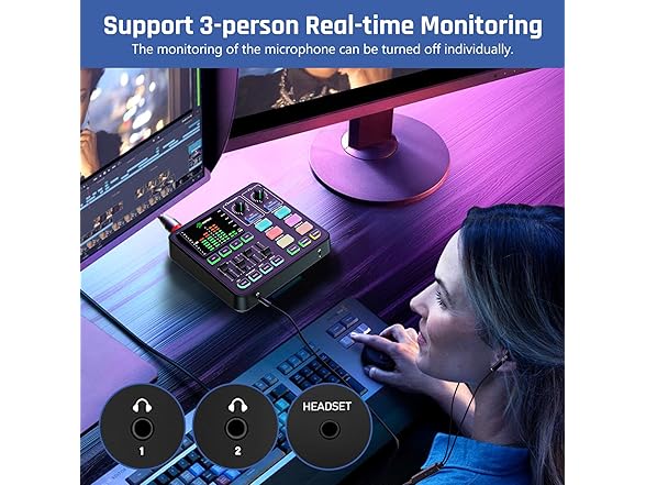 PUPGSIS Gaming Audio Mixer