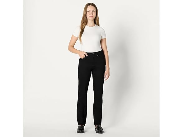 Amazon Essentials Women Hi-Rise Straight Leg Jean