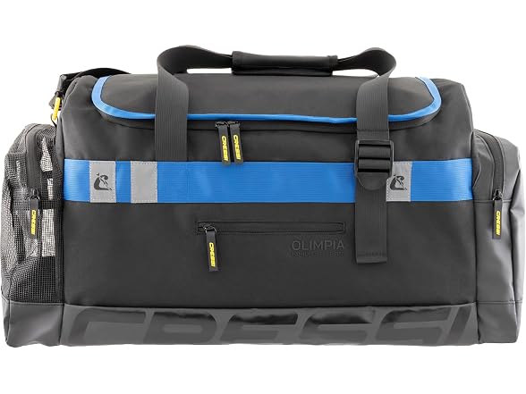 Cressi Olimpia Sport & Gym Duffel Bags, Black/Blue, 45 L