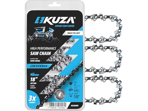 KUZA 18 Inch Chainsaw Chain 0.325" Pitch