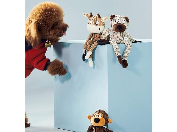 Dog Squeaky Plush Toy Durable Monkey Squeak