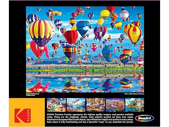 KODAK PREMIUM PUZZLES RoseArt - Balloon Reflections