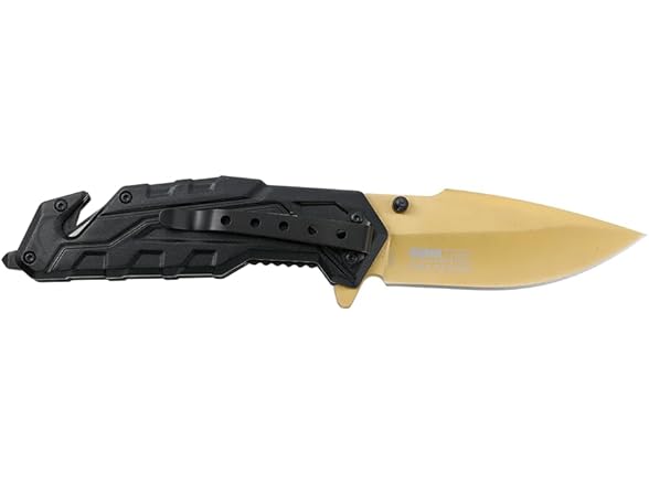 Tac-Force Pocket Knife 8.85" Gold Blade