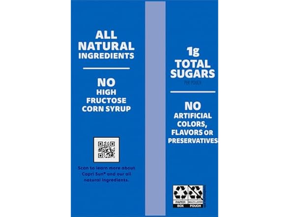 10CT Capri Sun Roarin' Waters Fruit Punch Flavored