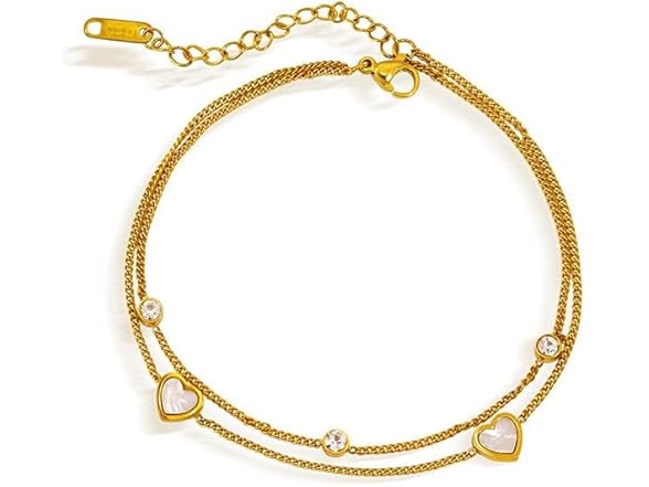 UHNIK Gold Plated Anklets