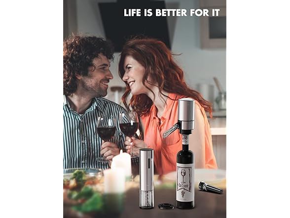 TOMEEM BC052925070004 Electric Wine Bottle Opener Se