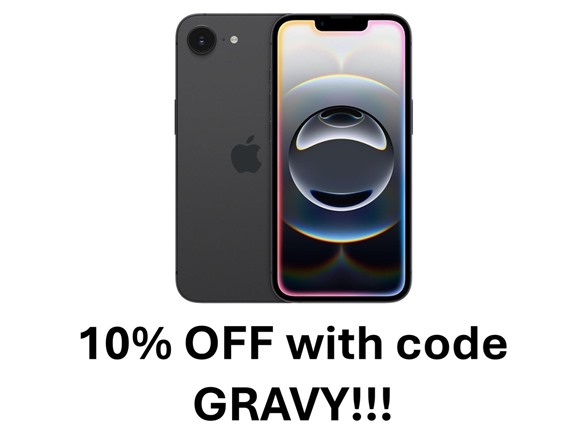 Apple iPhone 16e 128GB - Unlocked (Exceptionally Refurbished - White Box)