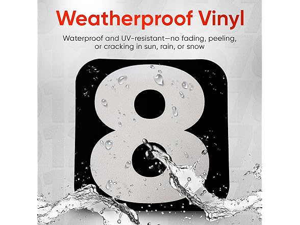 Mailbox Number Stickers 3