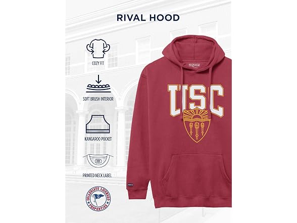 JanSport Unisex (XL) NCAA Rival Hood