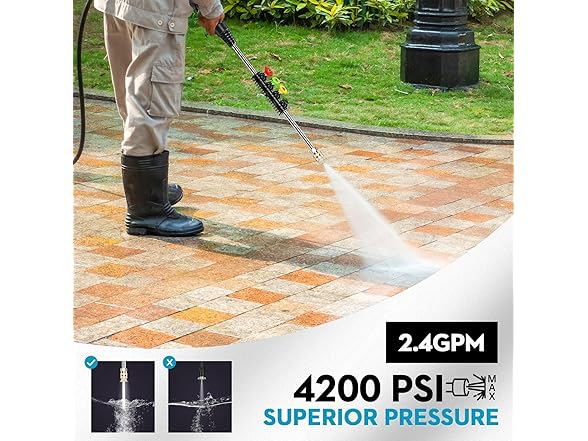 GREENER GD-PW03 Electric Pressure Washer Blue