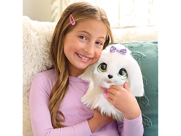 FurReal GoGo Walkin’ Pup Maltese Interactive Toy