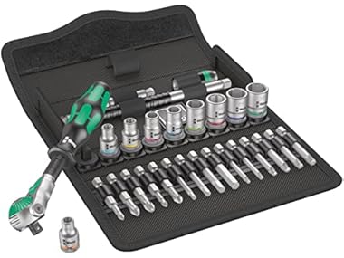 $108.99 Wera 004019 Zyklop Speed Ratchet 1/4" Drive SAE Set dealfomo