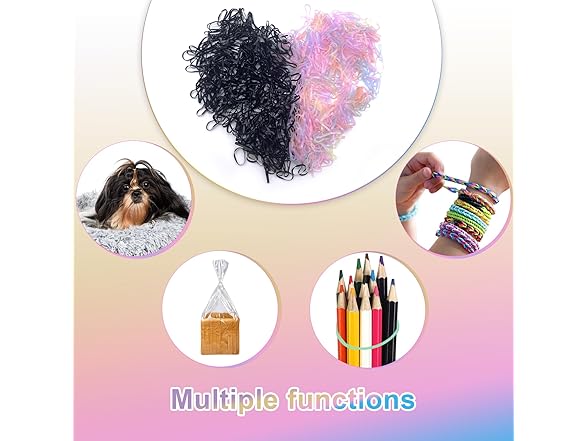 oditton 1000 Mini Rubber Bands