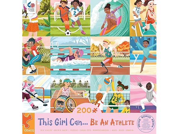 Ceaco Olivia Gibbs This Girl Can Be an Athlete