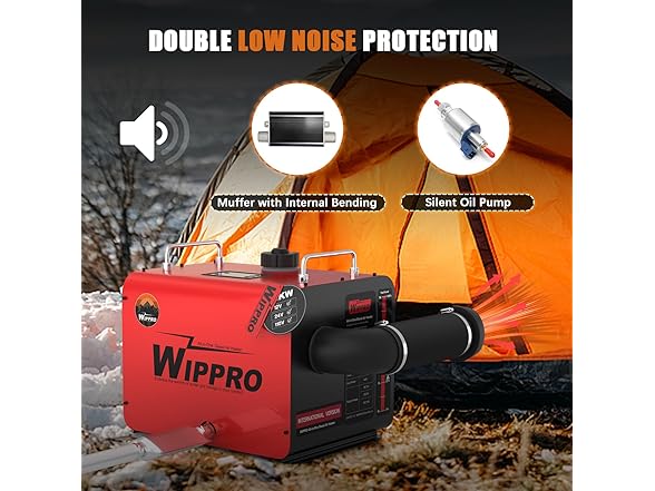 WOPLUSRO 8KW Diesel Heater 12V 24V 110V All-in-One