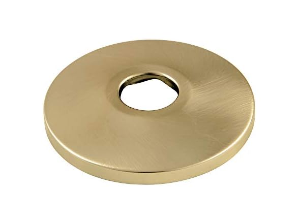Kingston FL387 3/8" IPS Brass Flange, Brushed Brass